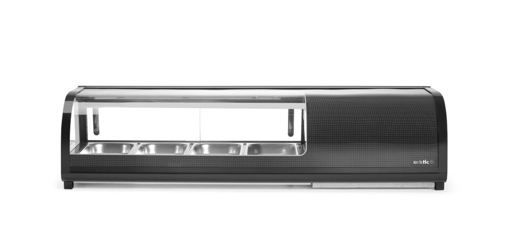 Sushi display zwart 42 l 230V 190W Hendi
