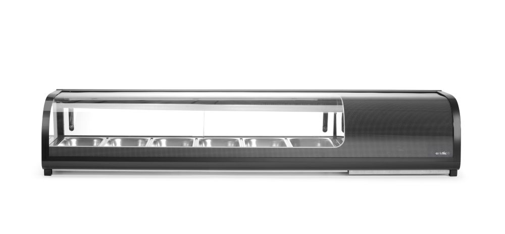 Sushi display zwart 62 l 230V 190W Hendi