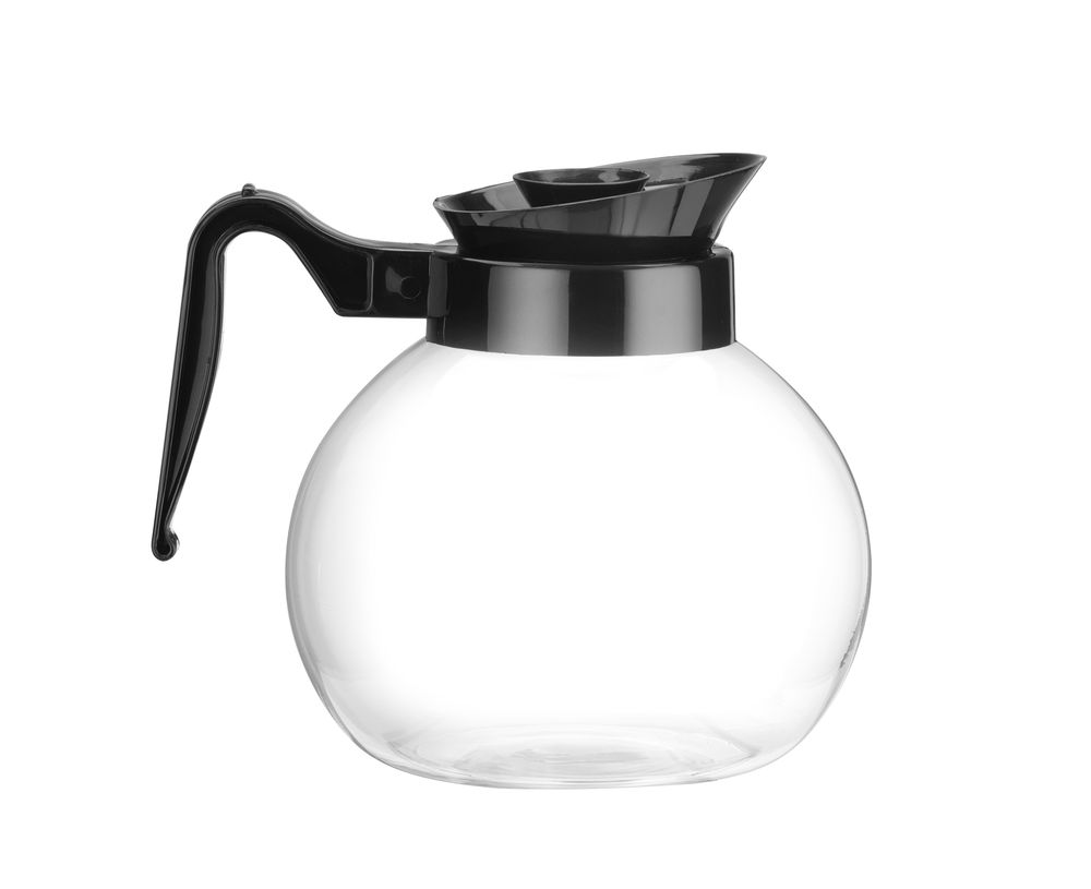 Koffieschenkkan met deksel 1,8 l PP gehard glas Hendi