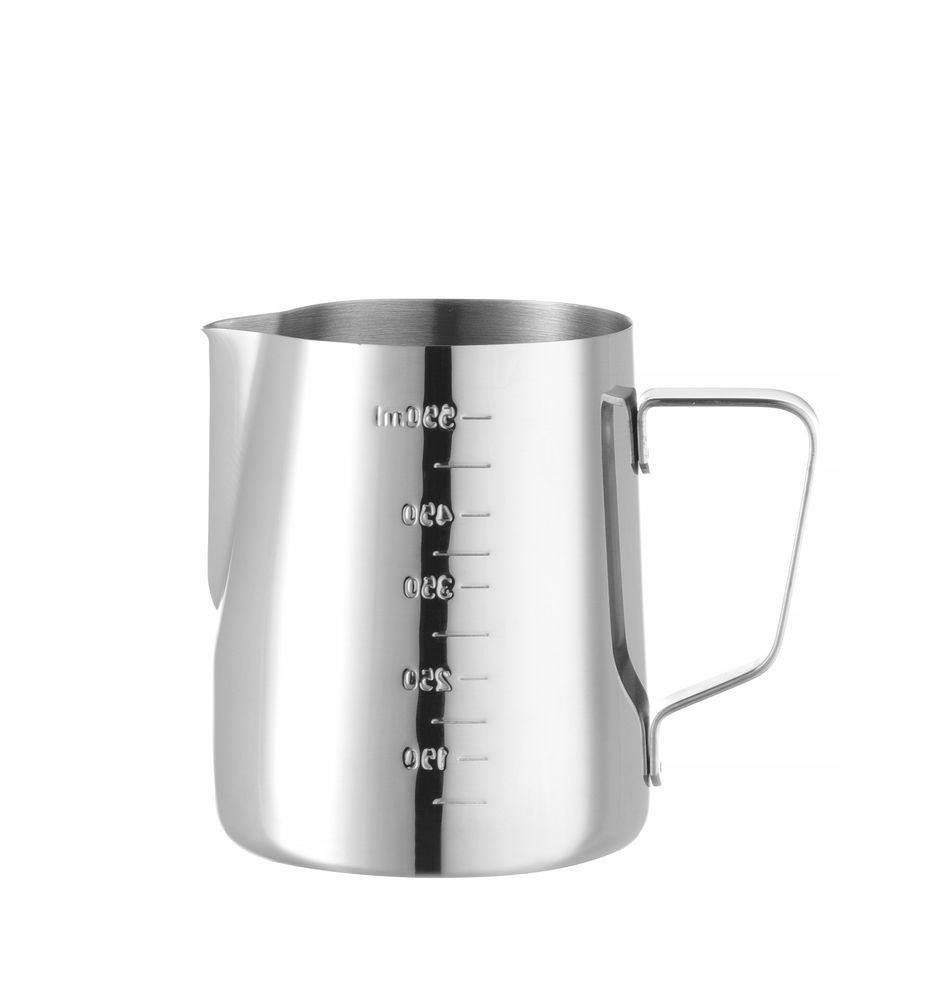 Melkkan met schaalverdeling 550 ml rvs Hendi