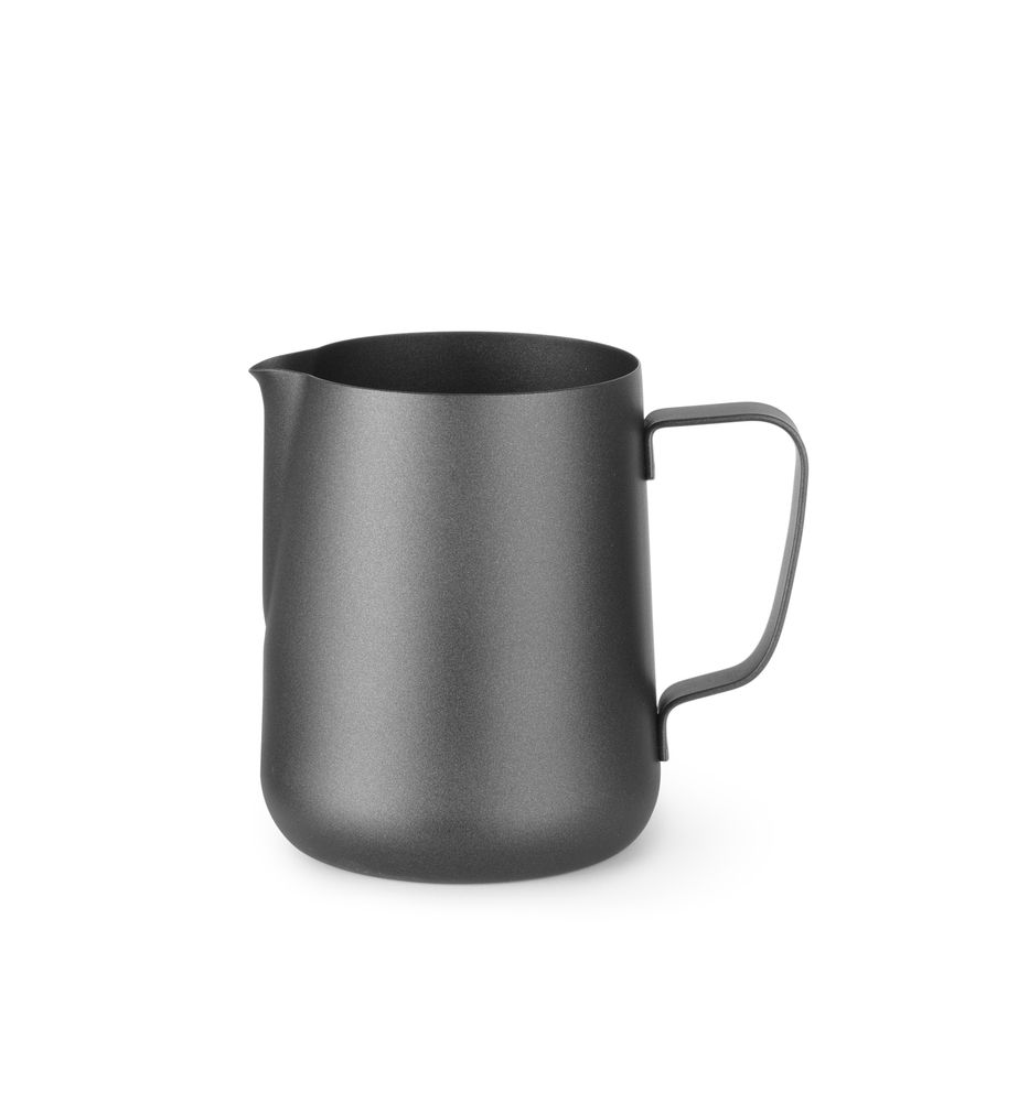 Melkkan 600 ml rvs antiaanbaklaag zwrt Hendi