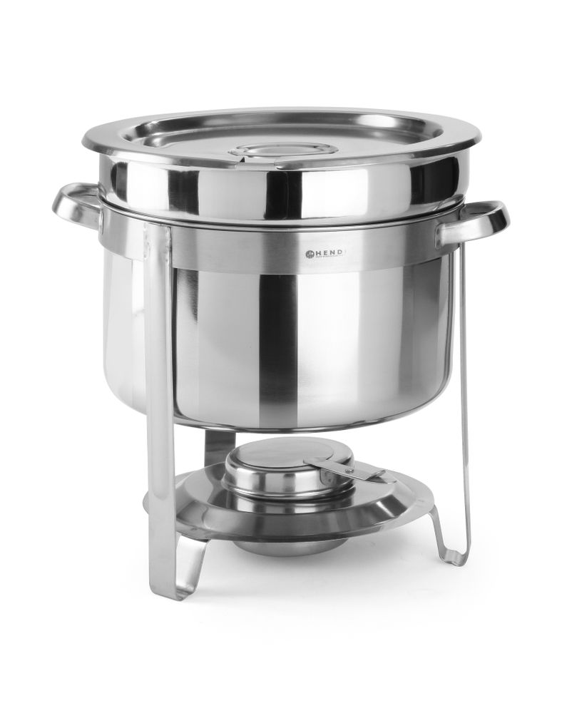 Soep chafing dish Economic 8 l rvs Hendi