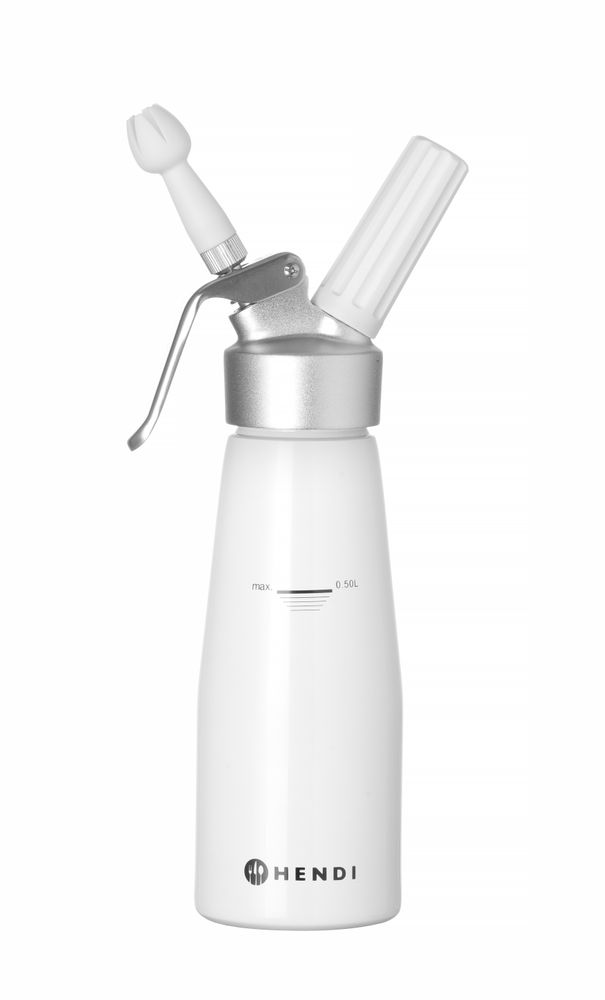Slagroomapparaat wit 0,50 l Al Kitchen Line Hendi