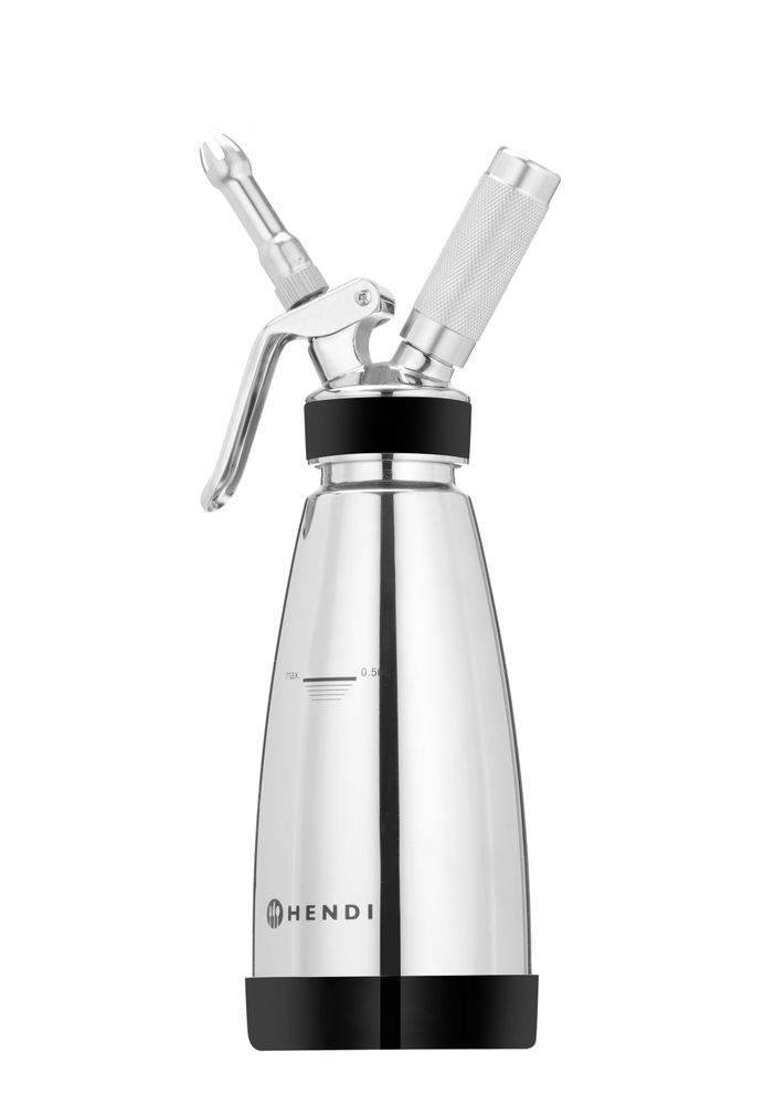 Thermo slagroomapparaat 0,5 l rvs Hendi