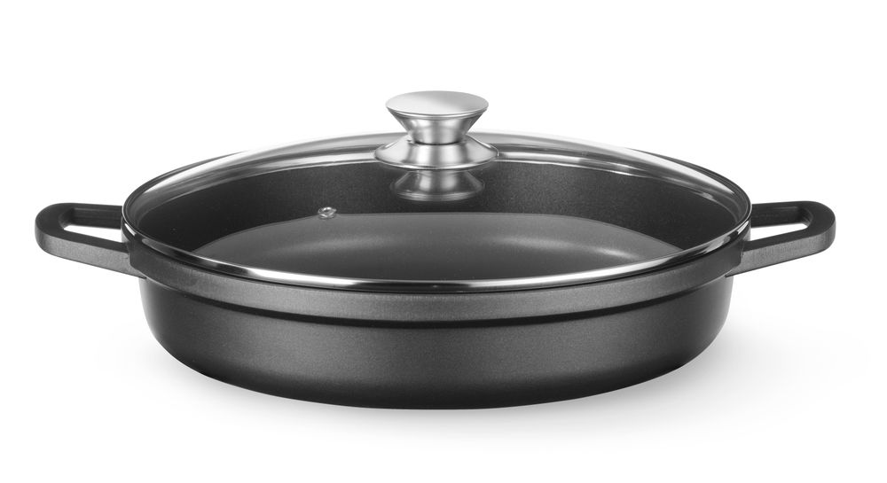 Braadpan aluminium 4,3 l 320 mm antiaanbaklaag Hendi