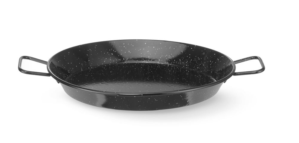 Paellapan geëmailleerd 340x50 mm Hendi