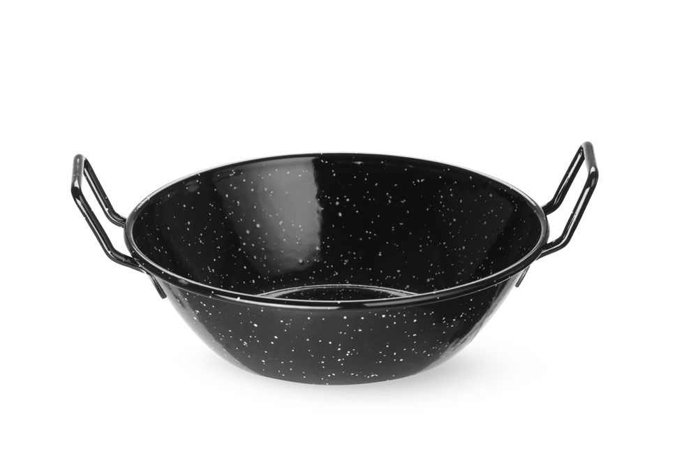 Paellaschaal 205x57 mm geëmmailleerd Hendi
