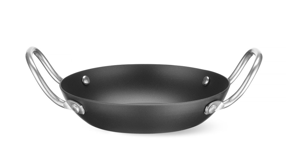 Serveerpan 143x29 mm carbon staal Hendi