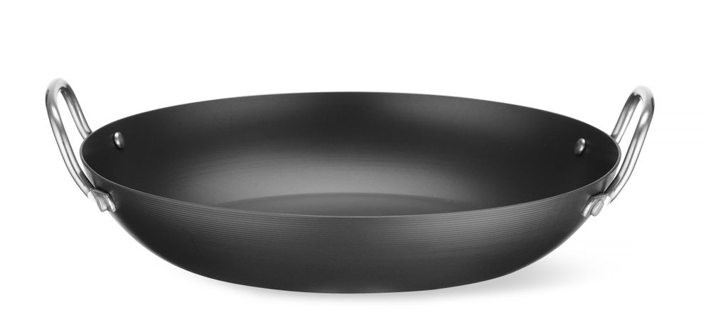 Serveerpan 241x45 mm carbon staal Hendi