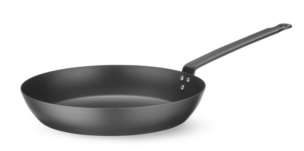 Koekenpan 241x43 mm carbon staal Hendi