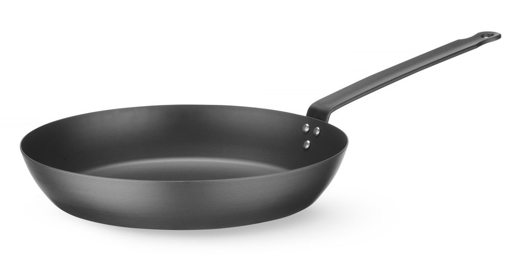 Koekenpan 301x53 mm carbon staal Hendi