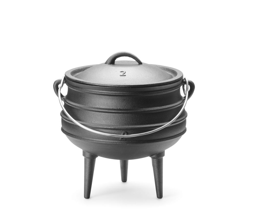 Gietijzeren pan 6 l 245x280 mm Zuid-Afrikaans Hendi