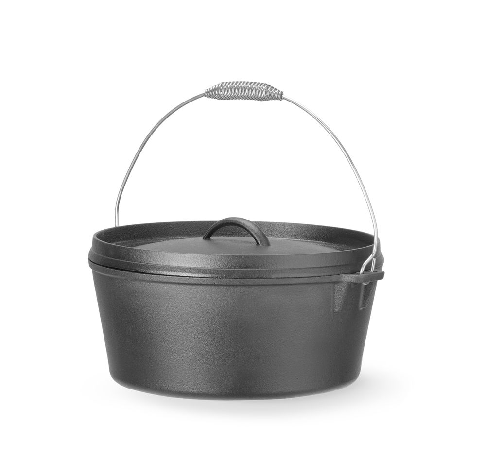Gietijzeren pan met deksel 7,2 l 310x155 mm Hendi