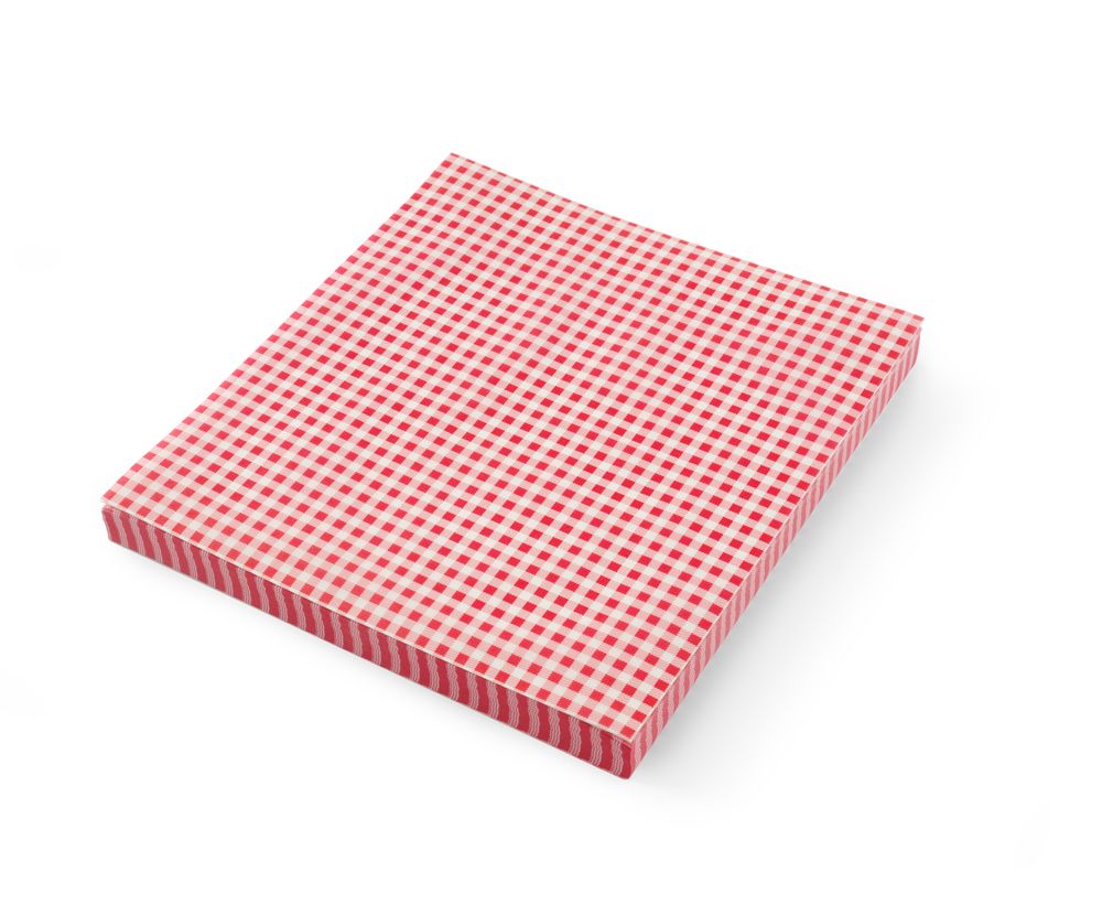 Vetbestendig papier ruit patroon 306x305 mm Hendi