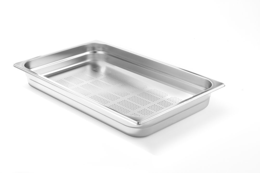 GN bak 1/1 2.0 cm RVS geperforeerd Profi Line Hendi