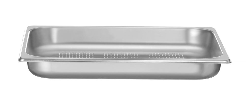 GN bak 2/3 4.0 cm geperforeerd RVS Profi Line Hendi