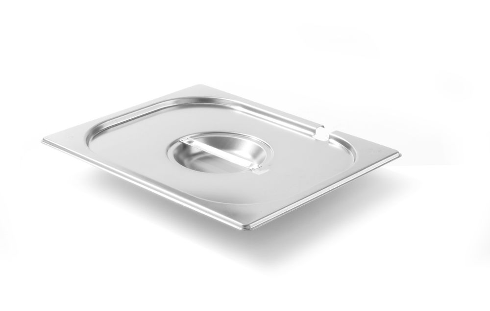 GNdeksel 1/2 met uitsp.rvs Kitchen Line Hendi