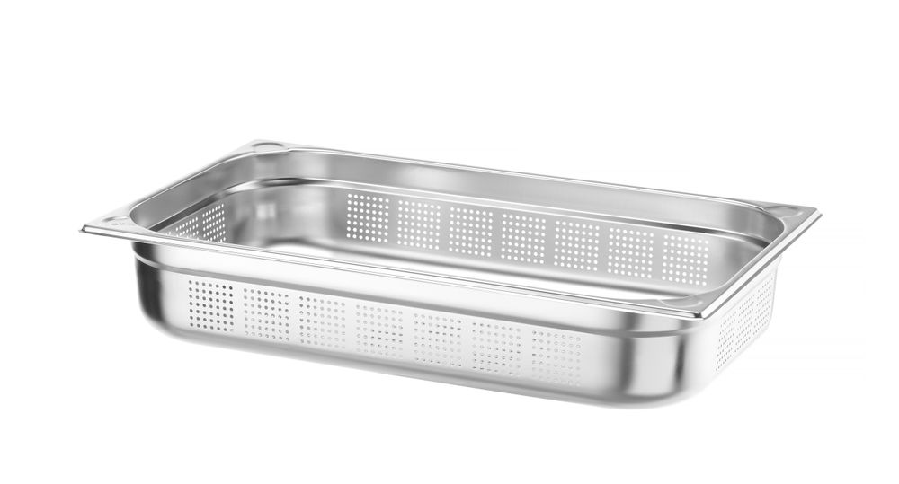 GN bak 1/1 4.0 cm geperforeerd RVS Kitchen Line