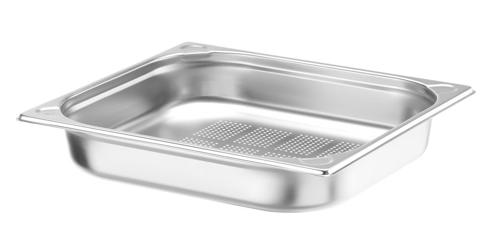 GN bak geperforeerd RVS 2/3 6.5 cm Kitchen Line