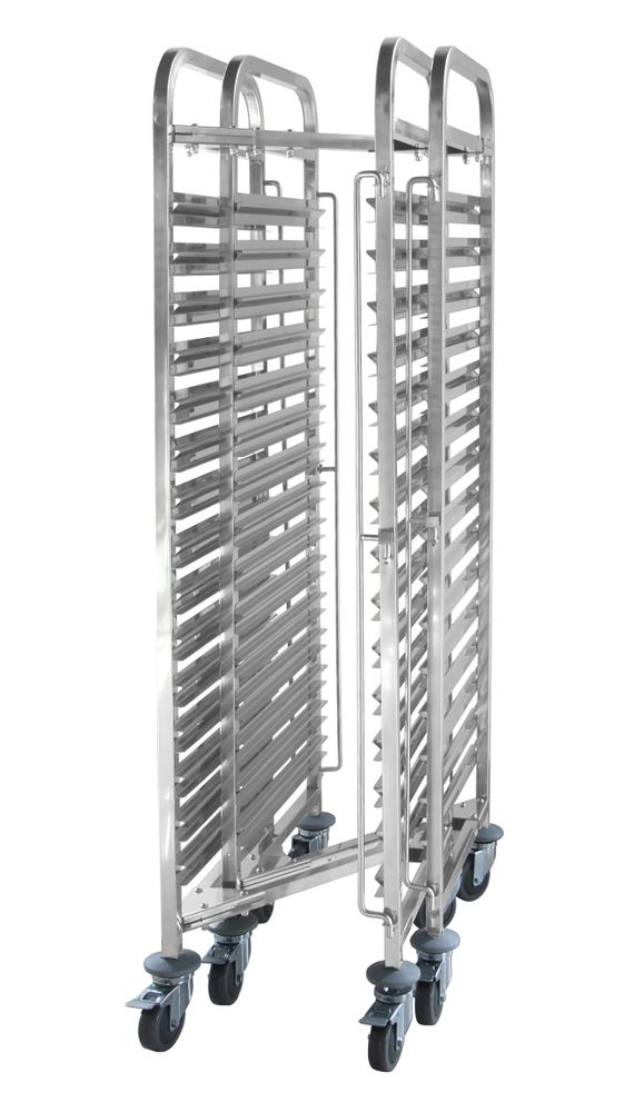 Regaalwagen compacte opslag 15x GN 1/1 445x610x1710mm rvs Hendi