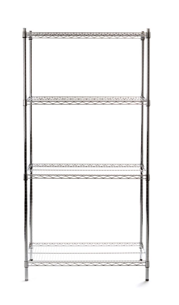 Opbergrek extra stevig 4 schappen 455x910x1830 mm Hendi