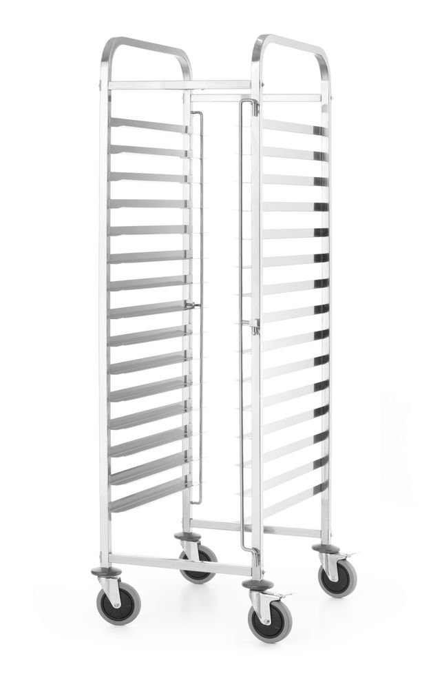 Regaalwagen Kitchen Line 15x 600x400 mm rvs Hendi