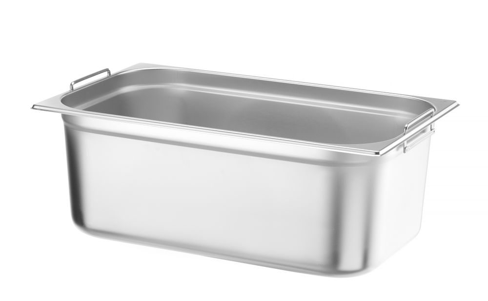 GN bak met handgrepen 1/1 15.0 cm RVS Budget Line Hendi