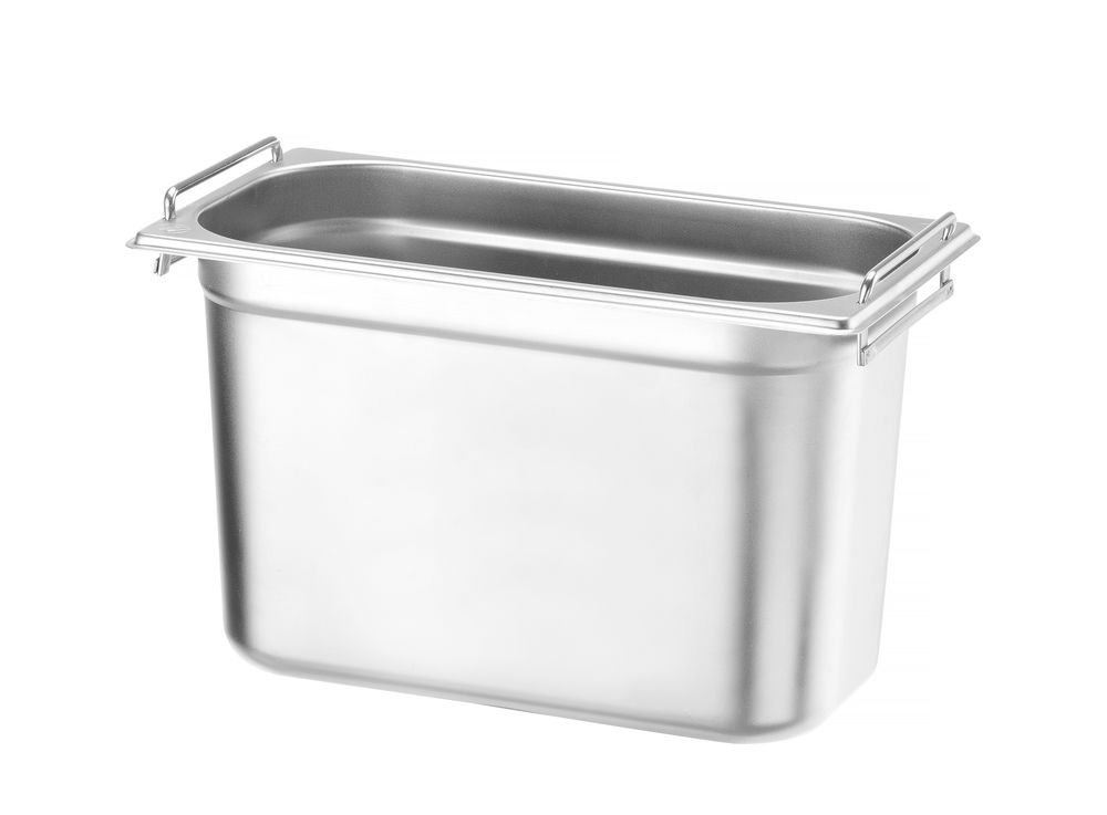 GN bak met handgrepen 1/3 15.0 cm RVS Budget Line Hendi