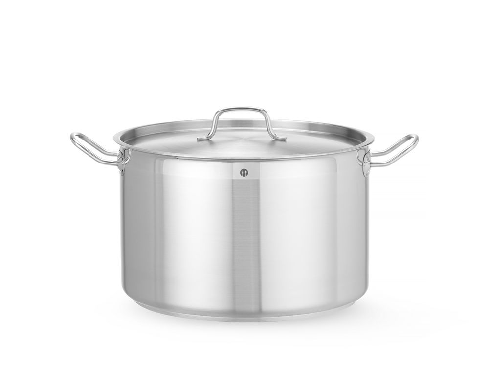 Kookpan middel met deksel 23,5 l 360x230mm rvs ProfiLine Hendi