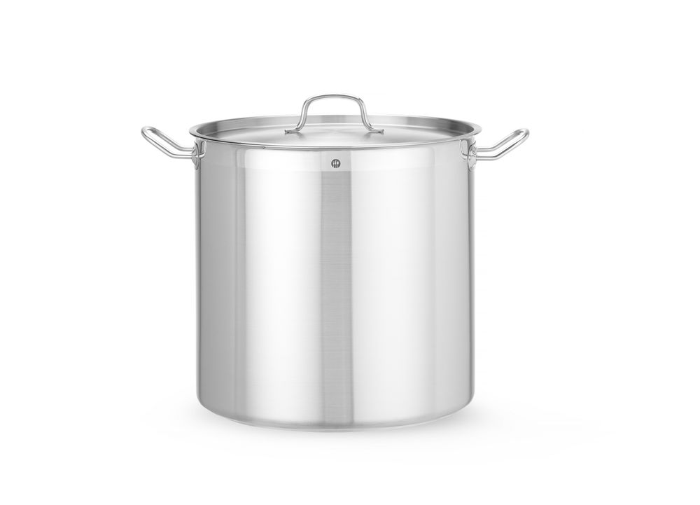 Kookpan hoog met deksel 37 l 360x360 mm rvs Profi Line Hendi