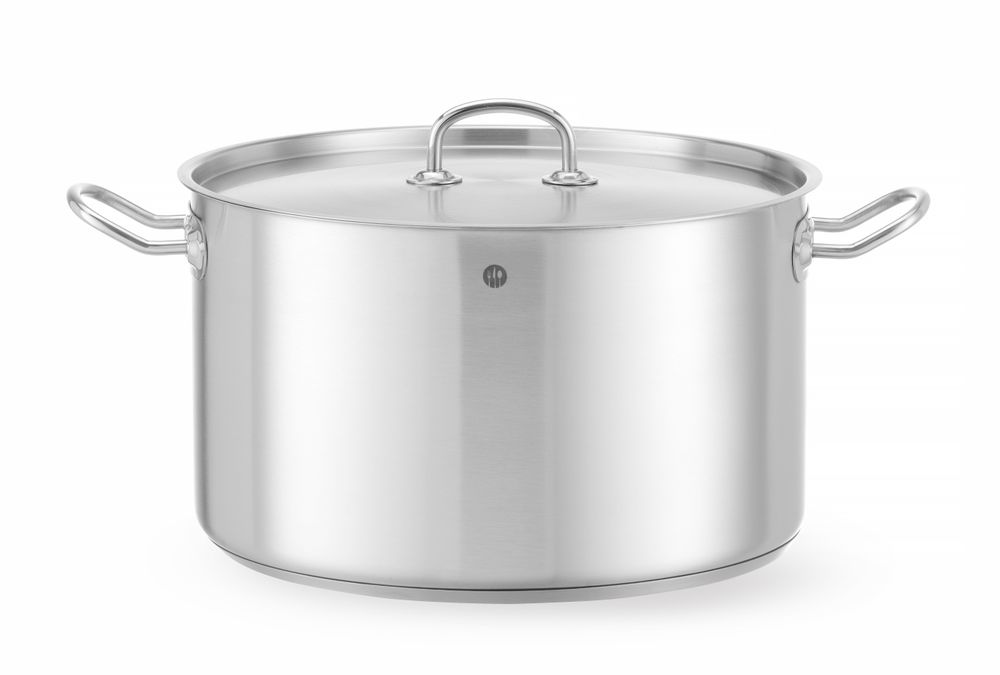 Kookpan middel met deksel rvs 15 l 320x190 mm Kitchen Line Hendi