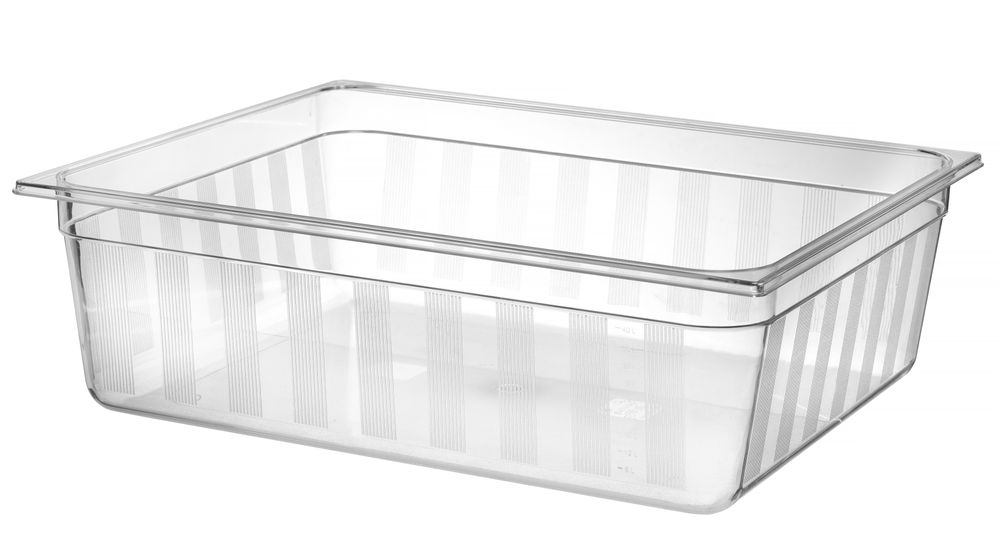 GN bak 2/1 20.0 cm Poly C transparant Hendi