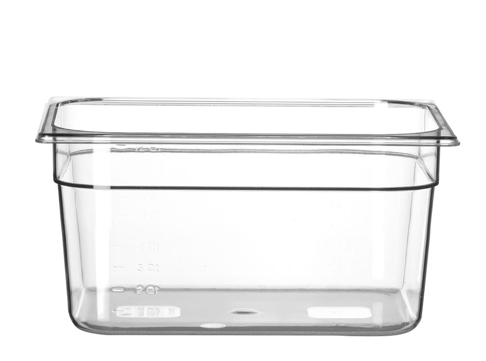 GN bak 1/2 15.0 cm Poly C transparant Hendi