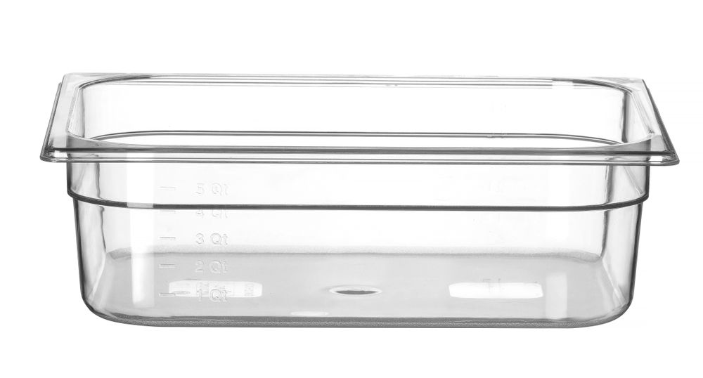 GN bak 1/2 10.0 cm Poly C transparant Hendi