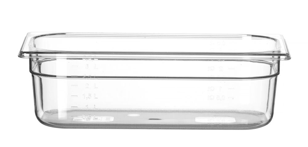 GN bak 1/3 10.0 cm Poly C transparant Hendi