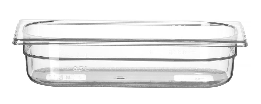 GN bak 1/3 6.5 cm Poly C transparant Hendi