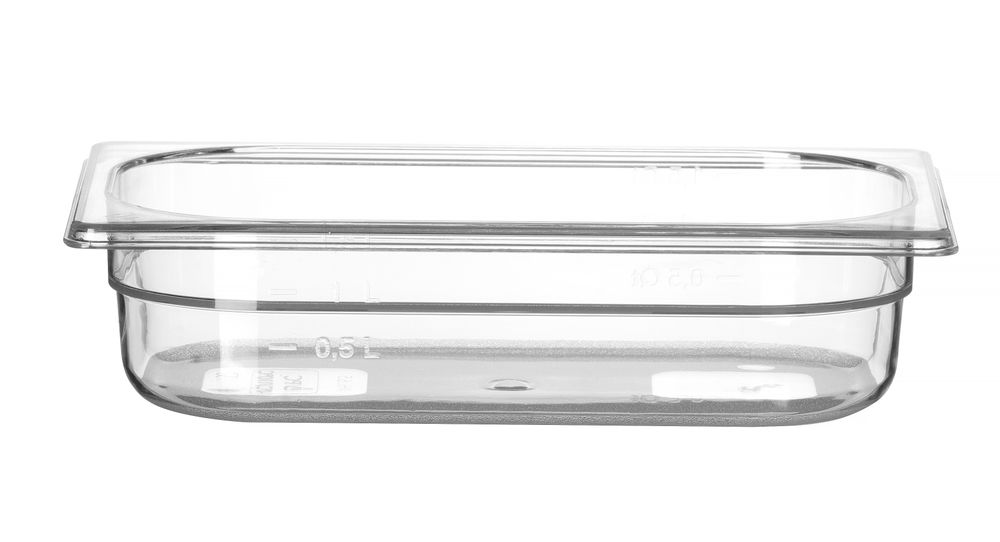 GN bak 1/4 6.5 cm Poly C transparant Hendi