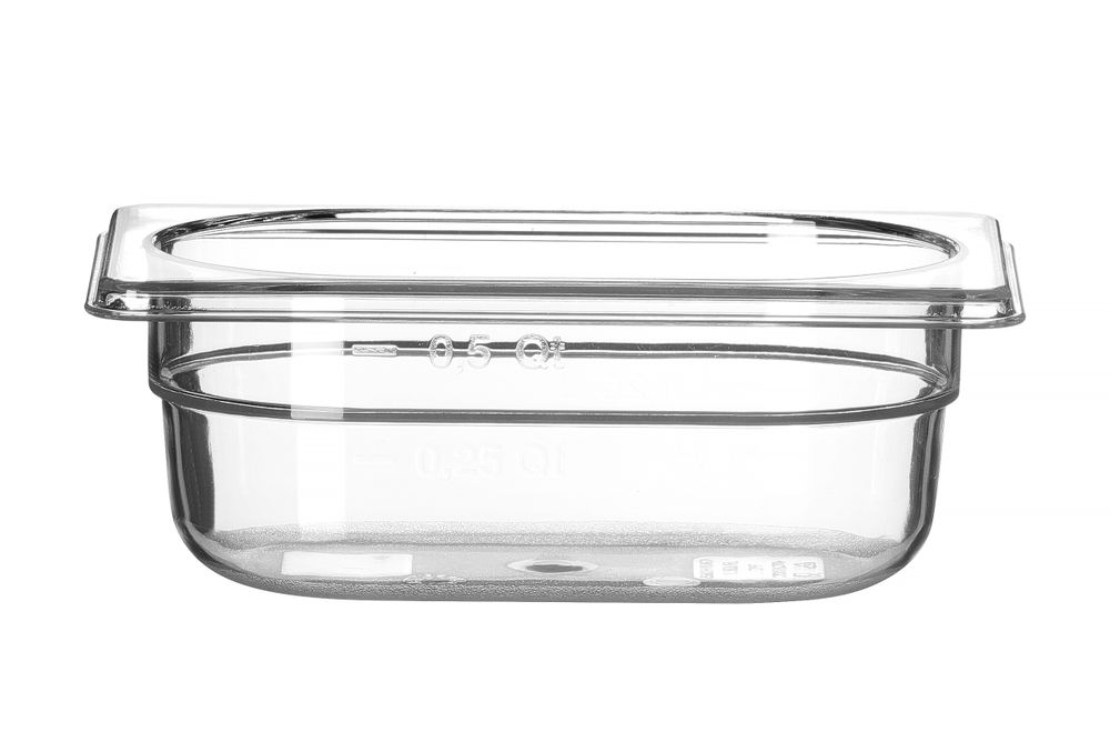 GN bak 1/9 6.5 cm Poly C transparant Hendi