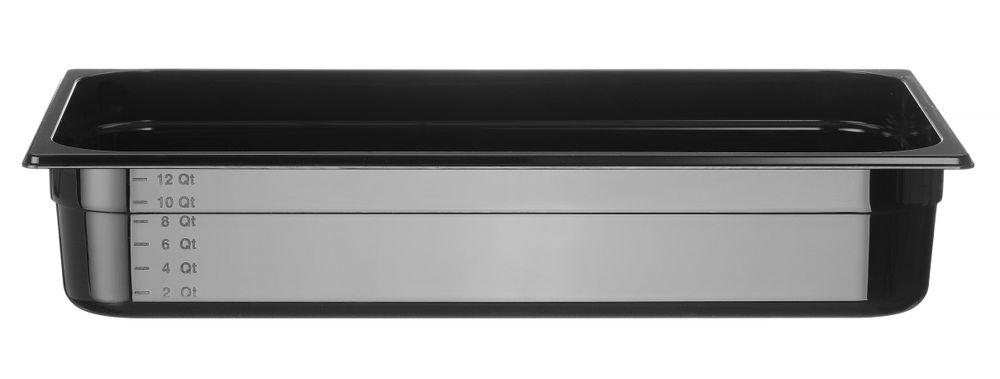 GN bak 1/1 10.0 cm Poly C zwart Hendi