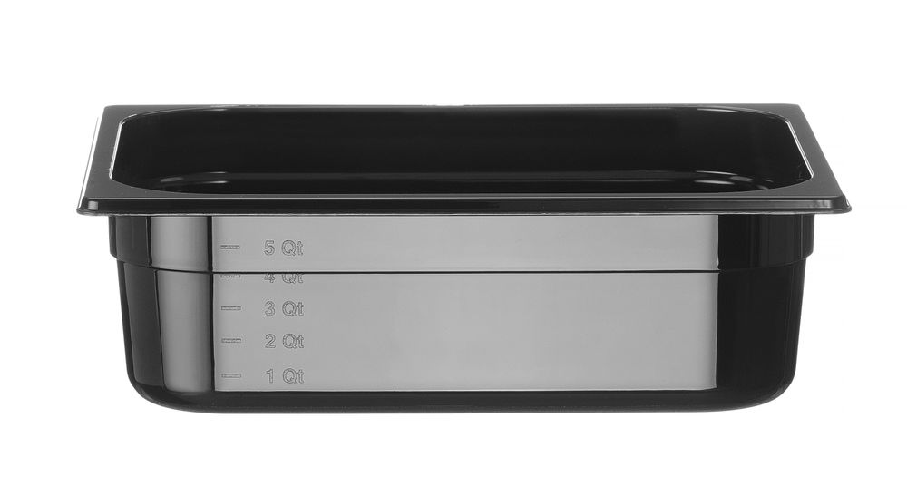 GN bak 1/2 10.0 cm Poly C zwart Hendi