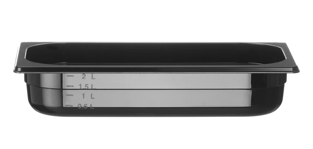 GN bak 1/3 6.5 cm Poly C zwart Hendi
