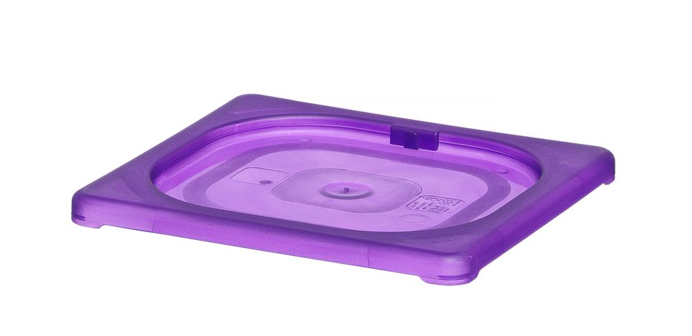 Gastronormdeksel paars 1/6 - 176x162 mm Hendi