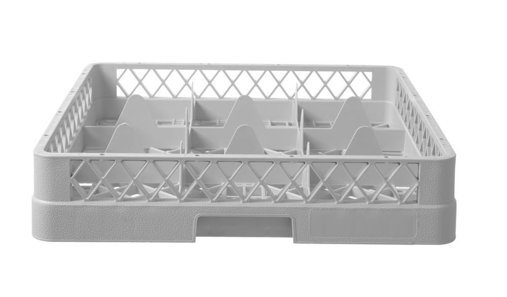 Vaatwaskorf voor glaswerk 9 vaks - vak 151x151x88 mm Hendi