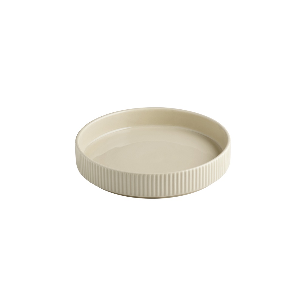 Bord/schaal walled 20.0cm 45.0cl sand The Grid APS