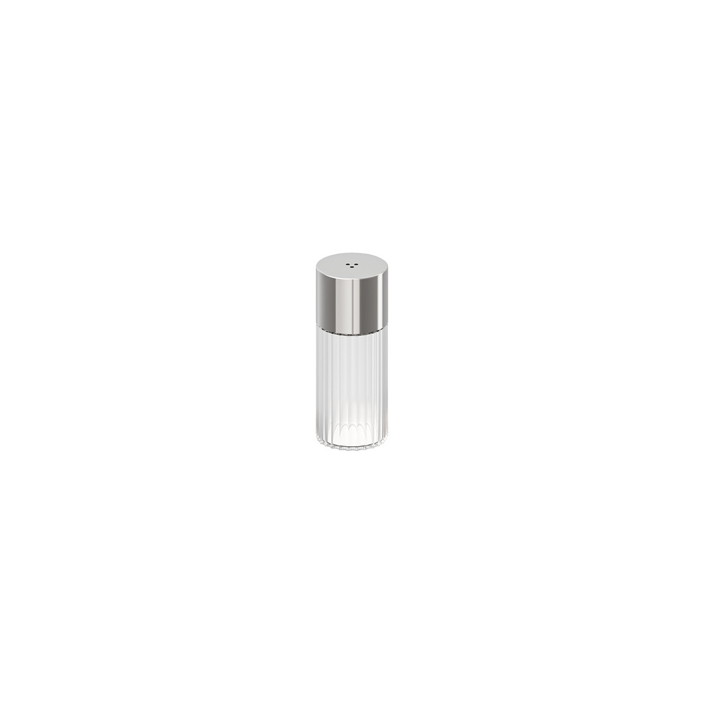 Peper-/zoutstrooier 3.5cm 4.0cl glas RVS polypropyleen The Grid APS