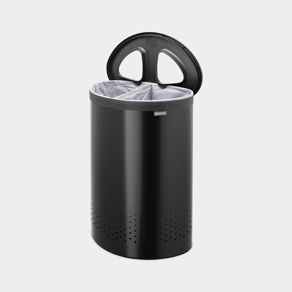 Wasmand 2 compartimenten Brabantia Selector zwart