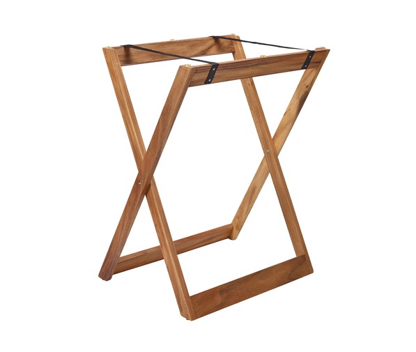 Dienbladstandaard 45.0x56.0x(h)77.0cm hout lichtbruin