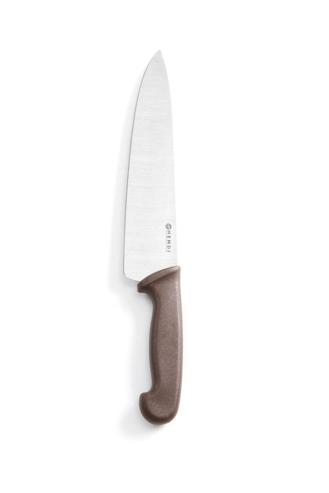 Koksmes 24.0cm pp bruin handvat