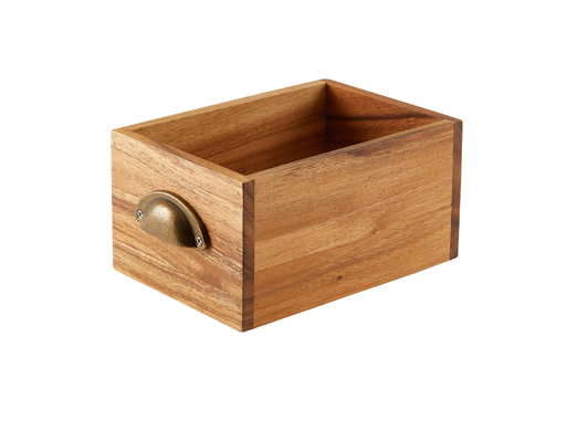Buffetlade 21.5x15.0x(H11.0)cm acacia hout