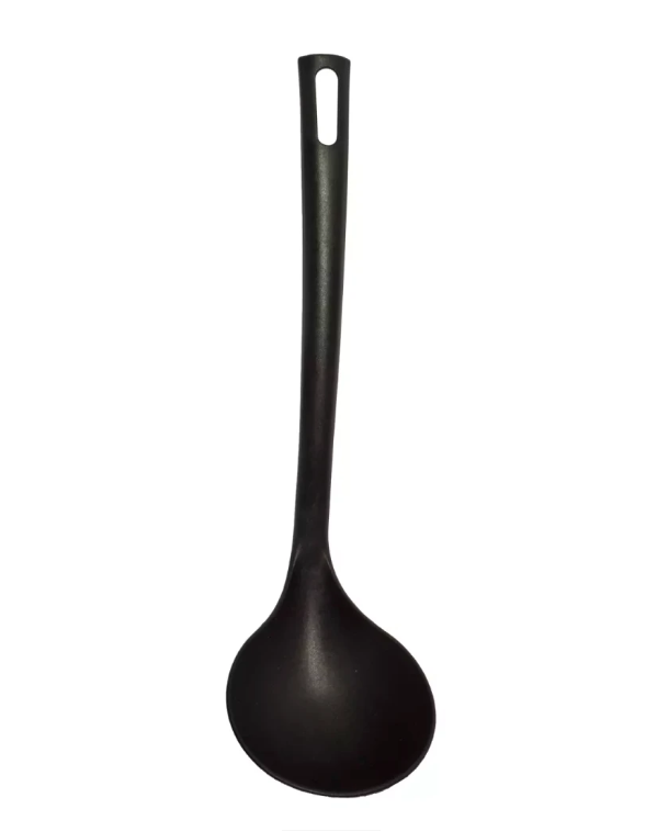 Soeplepel 30.0cm kunststof zwart